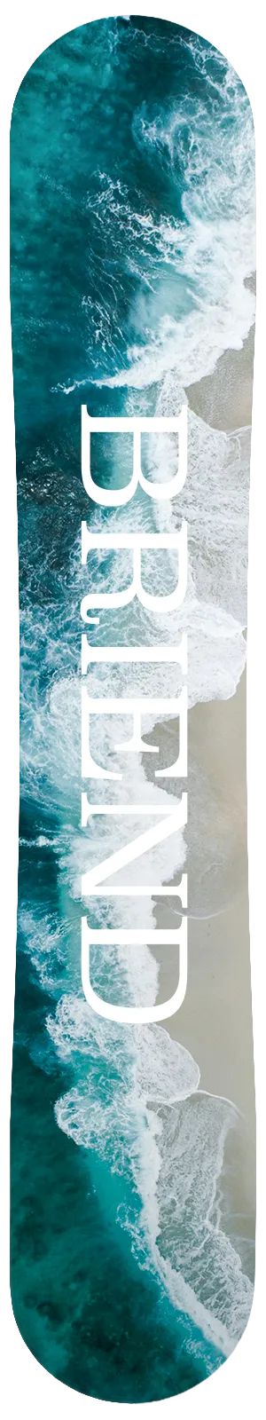 BRIENDスノーボードのSTEEP JAWSのソール写真