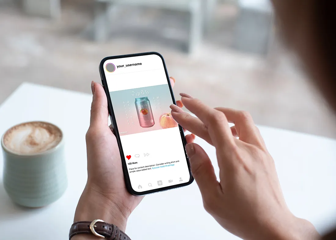 仮想缶酎ハイバナーのモックアップ画像